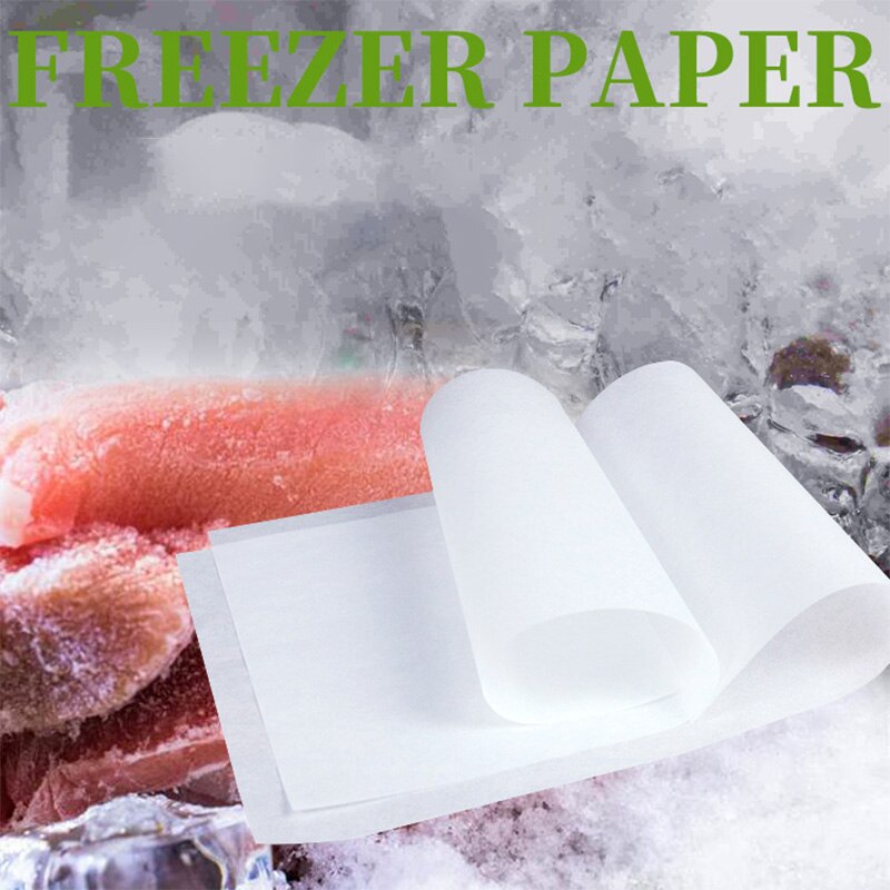 100pcs food pad paper, hamburger frozen patty compartment paper, double-sided silicone oil paper 11CM diameter
