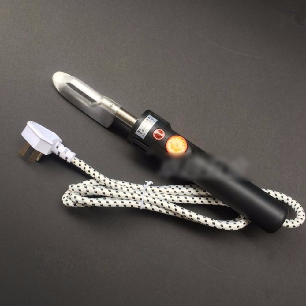 220V 150W 50-350C Graden Verstelbare Mini Elektrische Ijzer Voor Lederen Kleding 87mmX27mm