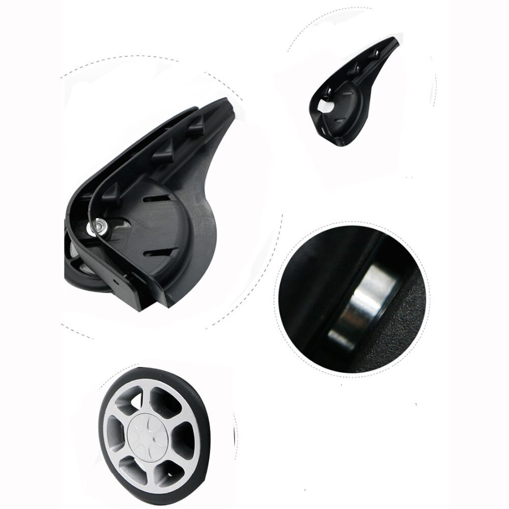 GUGULUZA NEUE Gepäck Ersatz gerichtet Räder Für Koffer Reise Wagen Reparatur Teile Gepäck Räder D029