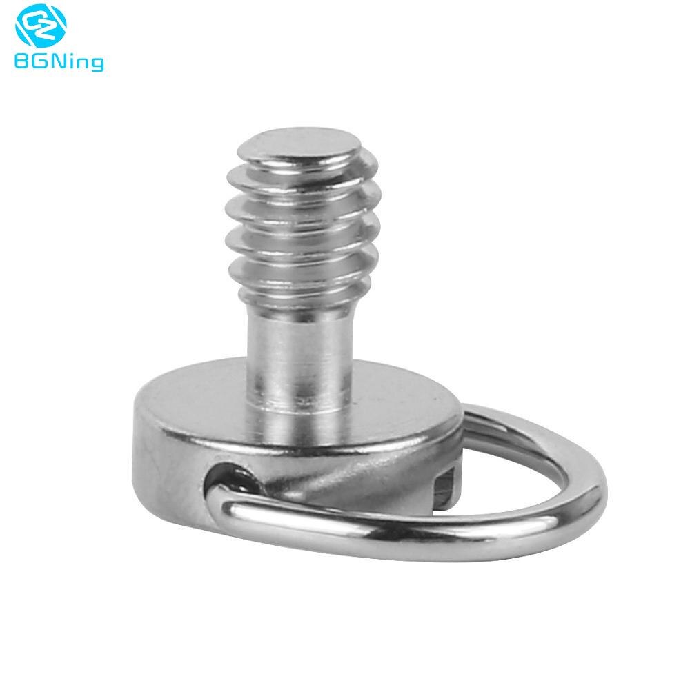 10 Pcs Bgning 1/4 Camera Schroef Voor Quick Release Plaat 1/4 Inch Folding D-Ring Adapter Statief Monopod Camera schroef