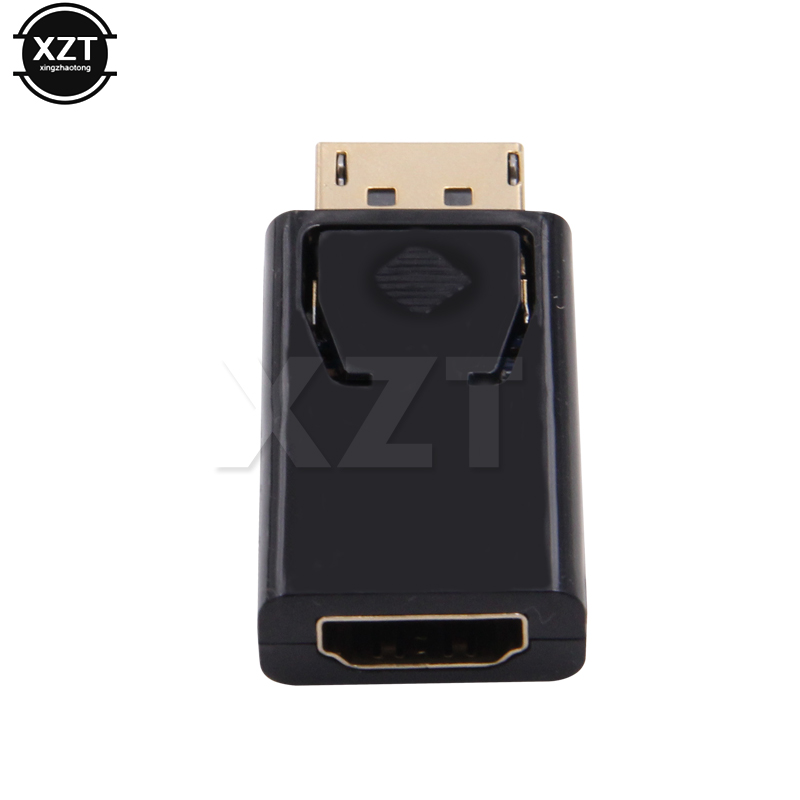 Displayport para hdmi-adaptador macho dp para fêmea hdmi-compatível cabo conversor de áudio de vídeo para hd tv pc projetor