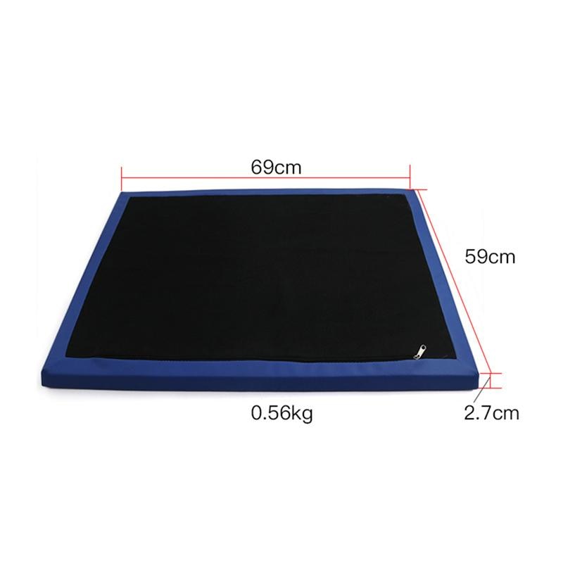 Alfombrilla desinfectante para suelo, esterilla de esponja para entrada, Felpudo de desinfección, Alfombra de entrada, tamaño S, azul