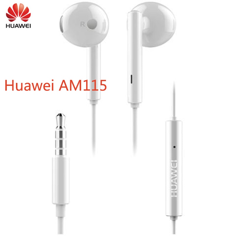 Originele Huawei Honor AM115 Oortelefoon met 3.5mm in Ear Oordopjes Headset Wired Controle voor Honor 8 Huawei P10 P9 p8 Mate9 telefoon