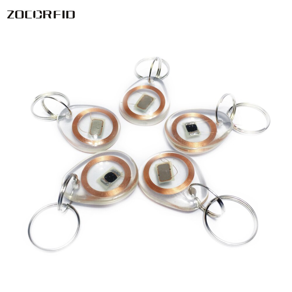 10pcs waterproof 125Khz RFID Proximity ID Card EM4100 Keyfobs,Access Control Card Rfid Tag /crystal
