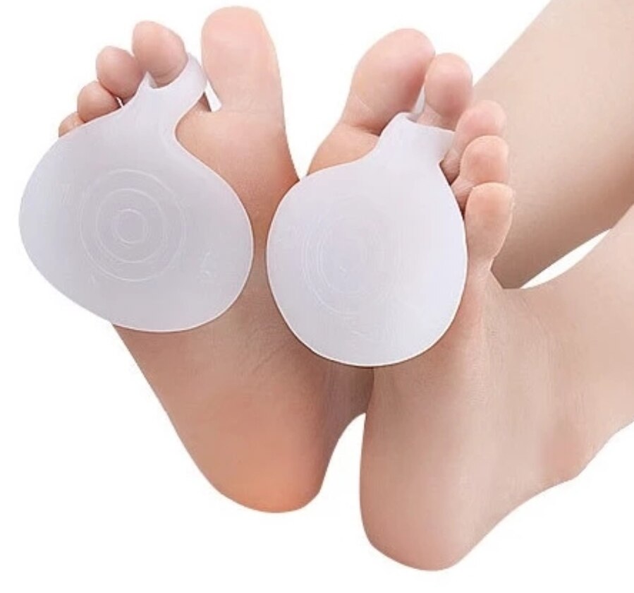 2pieces=1pairs Toe Cover Protector Football Basketball Sports Foot Care Tool Straightening Tube Set Corns Calluses Separator