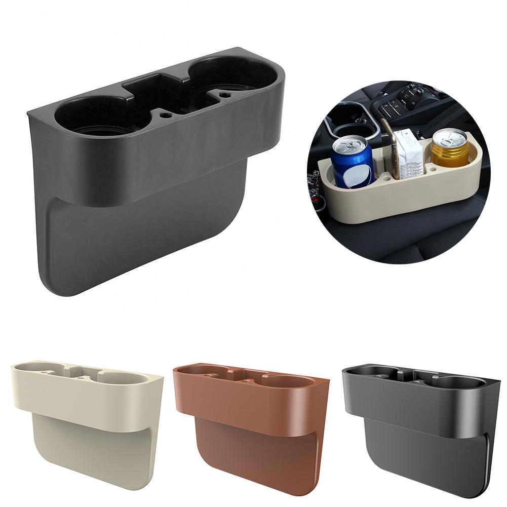 Auto Bekerhouder Auto Seat Naad 2-Cup Holder Drink Fles Kan Telefoon Sleutel Opslag Houder Stand Organizer Auto accessoires Styling