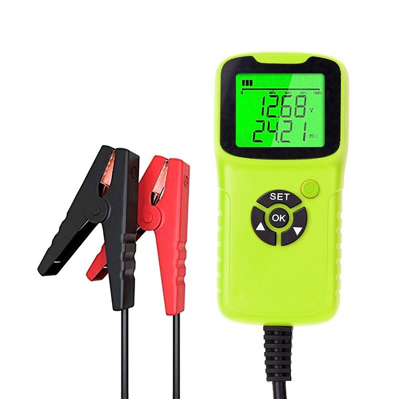 Digital 12V Car Battery Tester Vehicle LCD Battery Test Car System Test Diagnostic Tool 1 Pcs: G369747A