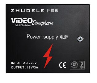 ZHUDELE nueva fuente de alimentación de para el sistema de intercomunicación de seguridad del hogar/teléfono de la puerta de vídeo de la construcción