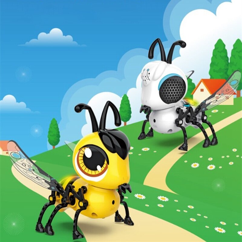 Elektronische Speelgoed Musical Zingen Lopen Elektrische Bee Pet Speelgoed Voor Kinderen Kids Elektronische Huisdieren Speelgoed