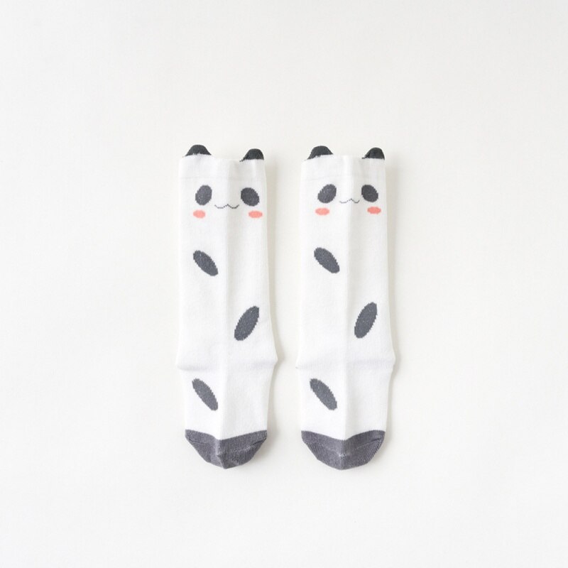 Kousen Lange Buis Baby Jongens Meisjes Leuke Cartoon Doseren Gladde Overknee Losse Mond Herfst En Winter: A