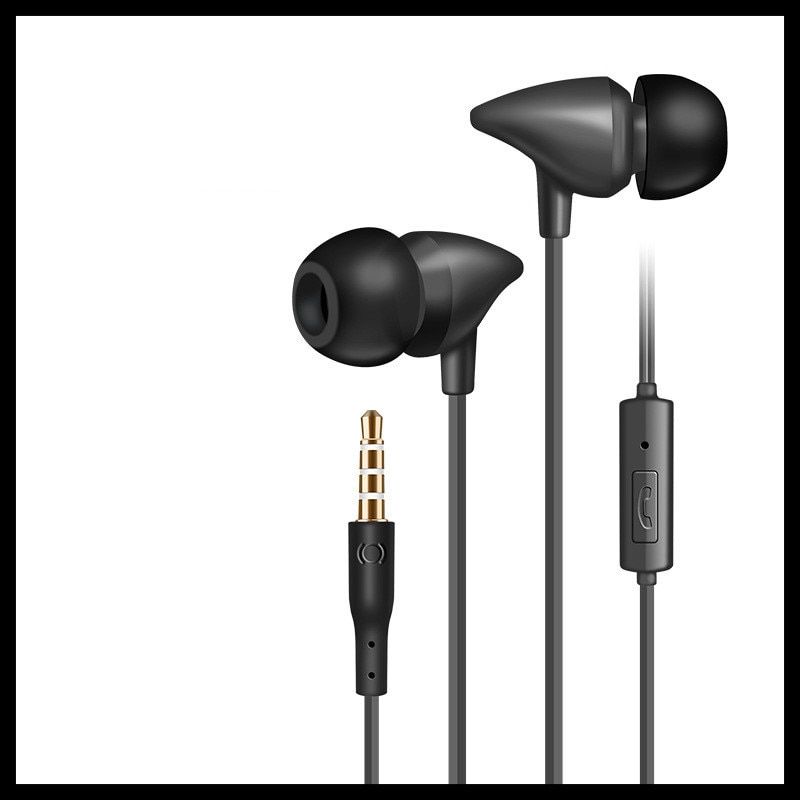 3.5Mm Oordopjes Bedrade Oortelefoon In-Ear Sport Headset Met Microfoon Volumeregeling Waterdicht Muziek Gaming Off Witte Oordopjes voor Muziek MP3
