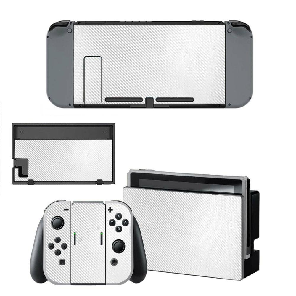 Calcomanías de piel de vinilo para interruptor Nintend, conjunto completo de pegatinas de envoltura protectora placa frontal para consola Nintendo Switch Con y muelle: YSNS0005