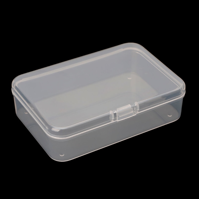 2022 Small Transparent Plastic Storage Boxs Clear Square Multipurpose Display Case