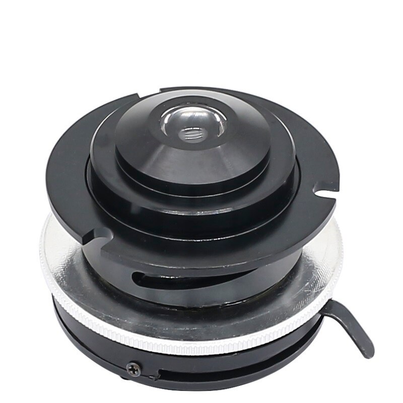 Biological Microscope Condenser Numerical Aperture 1.25mm Microscope Part Accessories Collecting Mirror Lens with Iris Diaphragm: Type 3