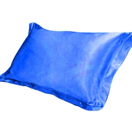 1pc ren emulering silke satin pudebetræk enkelt pudebetræk flerfarvet 48*74cm