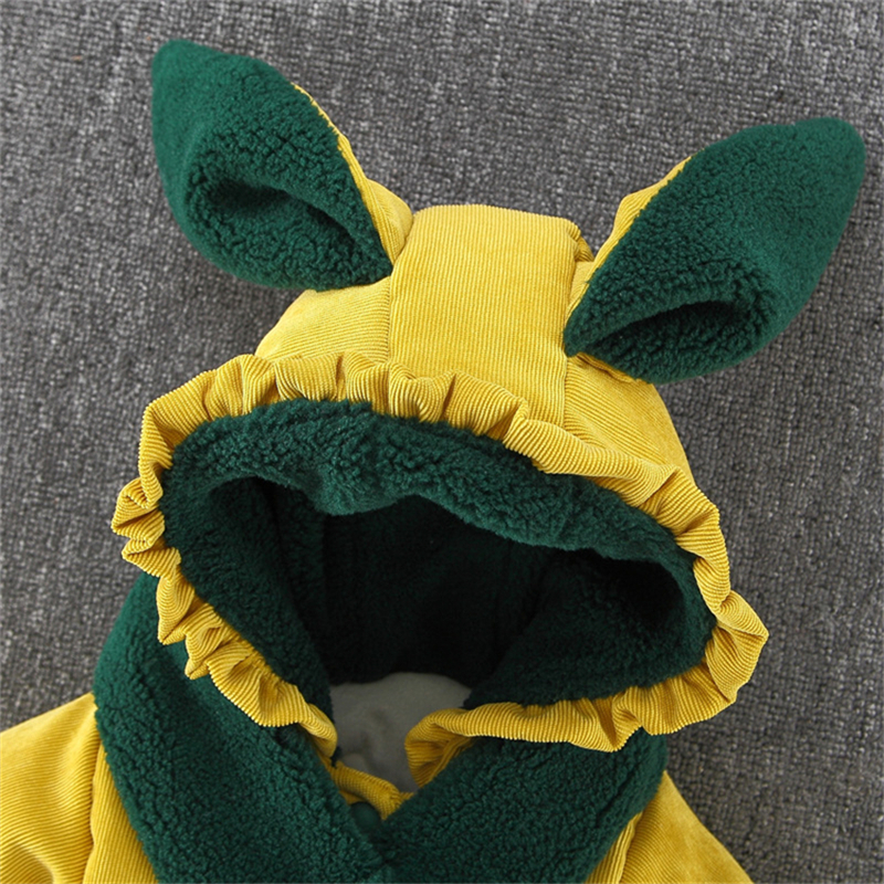 Alisenna-Plumífero de algodón con capucha para niña, Parkas gruesas y cálidas de princesa, ropa de nieve para niño, abrigo + bufanda