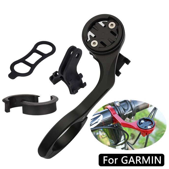 Bcycle Computer Odometer Wireless Support Extended Holder Camara Mount Bracket Handlebar Speedometer For GARMIN WAHOO BRYTON: GARMIN Black I
