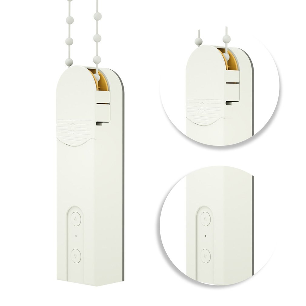 DIY Smart Motorized Chain Roller Blinds Shade Shutter Drive Motor Powered By Solar Panel and Charger Bluetooth APP Control