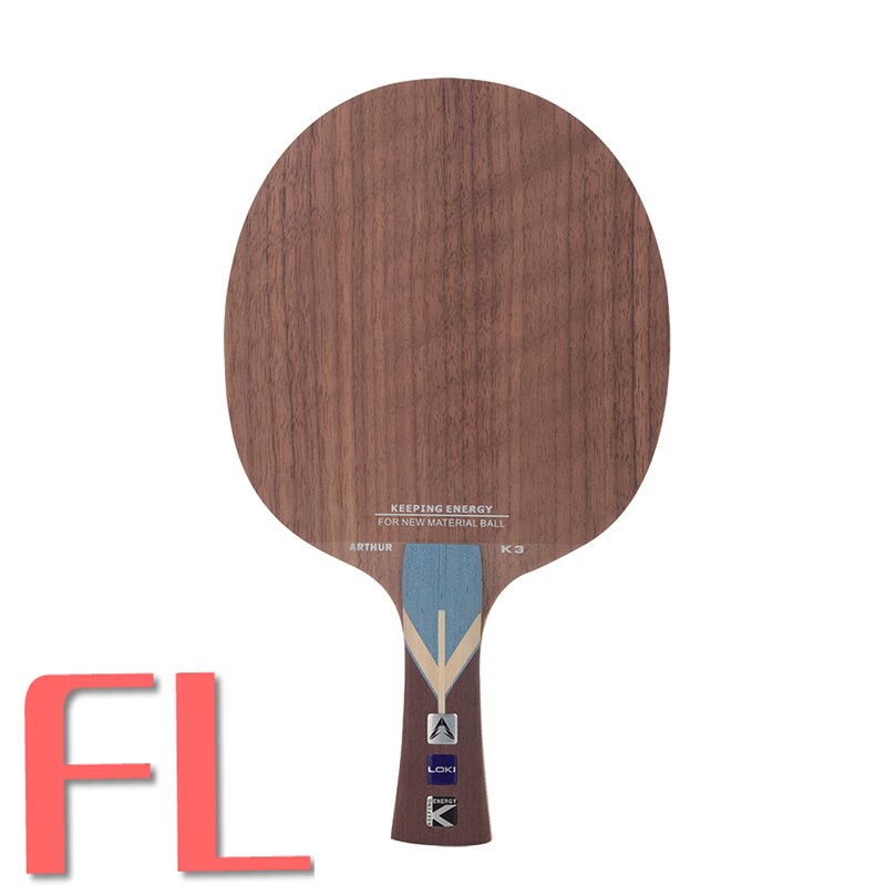 LOKI Arthur K3, pala de tenis de mesa ofensiva, 5 capas, madera de nogal, raqueta de Ping Pong, gran área dulce, raqueta de tenis de mesa: FL