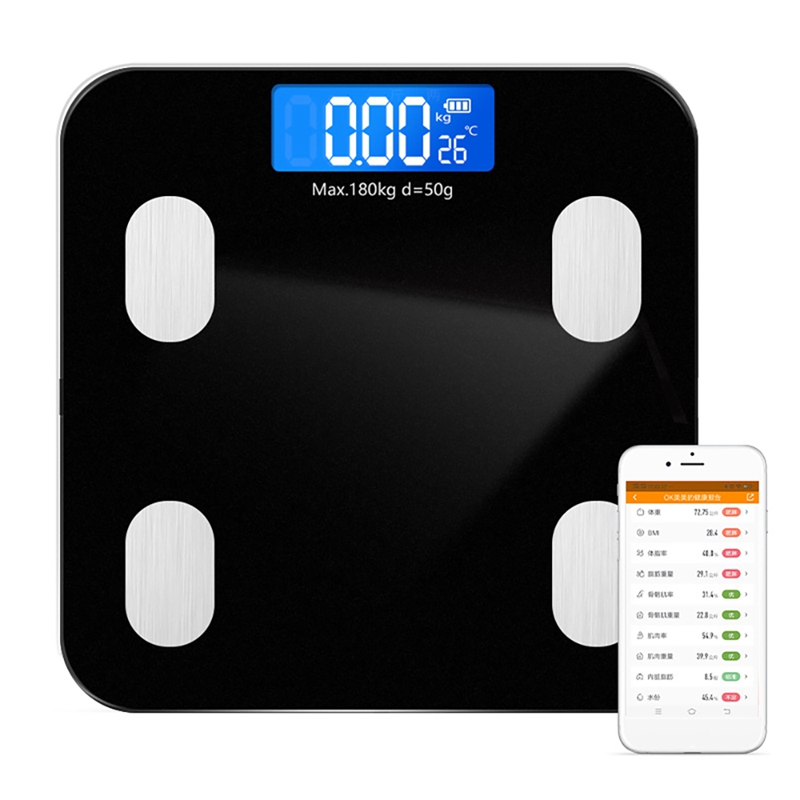 XD-Smart Body Scale Bathroom Body Weight Scale Withbody Composition Monitor Withbluetooth Sync Data And Fitness App