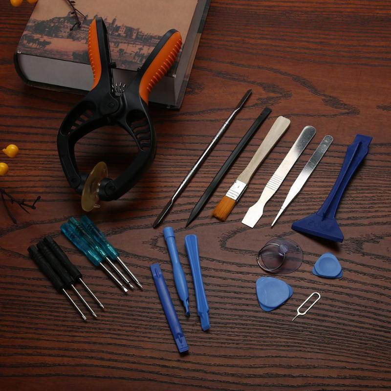 20 in 1 multifunktions-handy-öffnungs-reparatur-werkzeuge schraubendreher-set für iphone tablet ipad psp schraubendreher reparatur-tools-kit