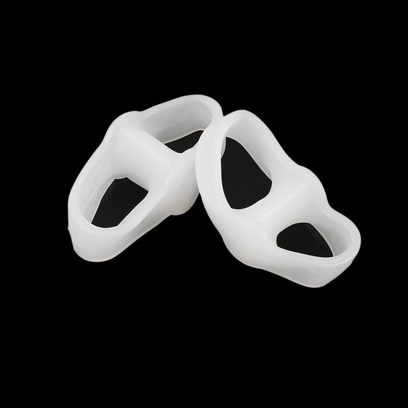 Teen Dubbele Ring Teen Separator Zachte Siliconen Voet Pad Voetverzorging Tool Veilig En Comfortabel Hallux Valgus Pain Relief Orthese