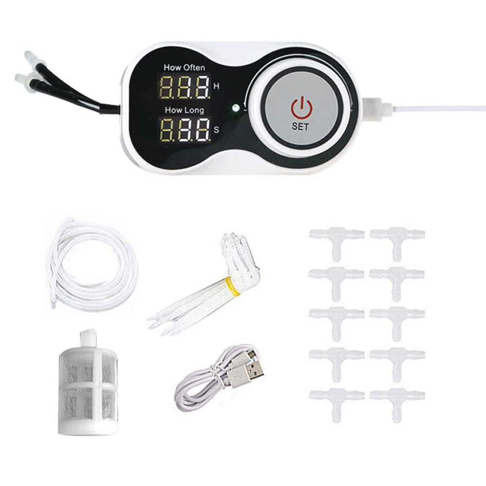 Intelligent Water Irrigation Controller Automatic Flower Watering Device for Balcony Office Garden Irrigation Water Sprayer: Type 1