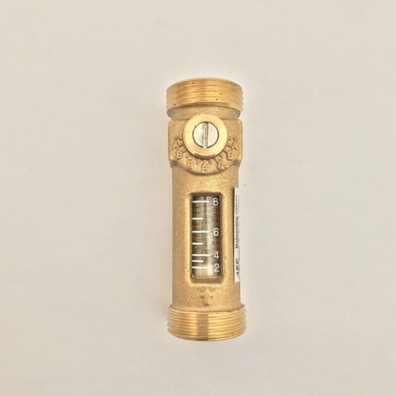 G3/4" Mechanical Flow Meter Direct Reading 2-8L/min USC-MS43TA Spring flowmeter Brass Flow reader Balancing Valve