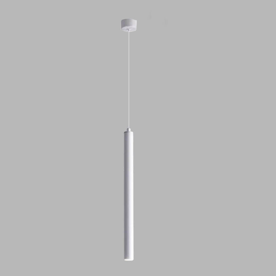 Nordic Zwart Wit Lange Buis LED Hanglampen Moderne Keuken Hanglamp Slaapkamer Achtergrond COB Cilinder Plafond Hanglamp: M / Licht Geel / Bruin