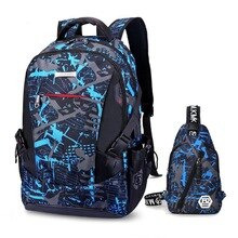 Große-kapazität rucksack wasserdicht student rucksack kinder schule tasche set jungen und mädchen tasche mochilas escolares