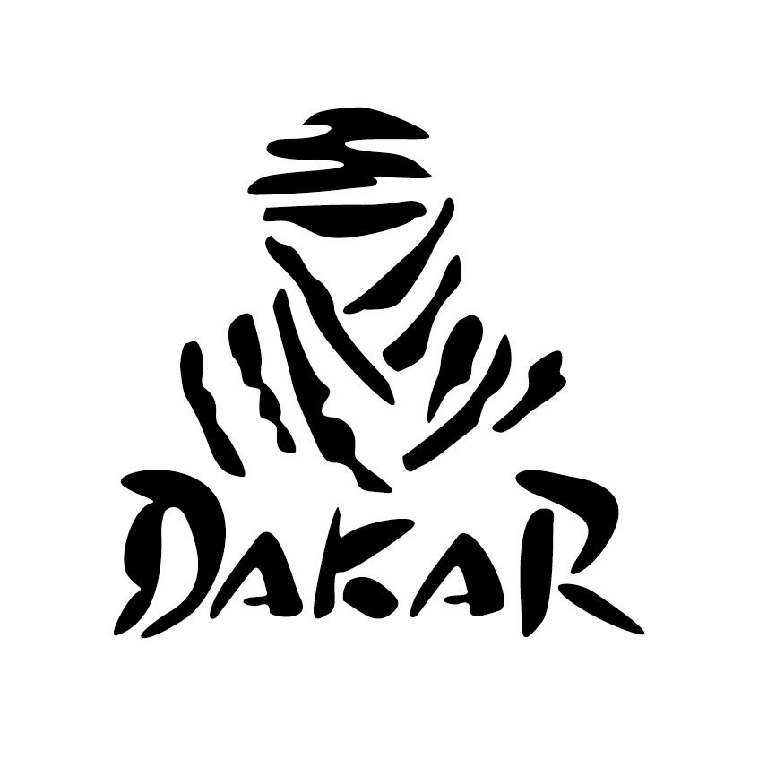 Auto Motorrad Aufkleber dakar Rallye Spiel Auto Körper Stoßstange Fenster Motorrad Laptop Wände Auto Körper Aufkleber Auto stimmen Zubehör: Schwarz