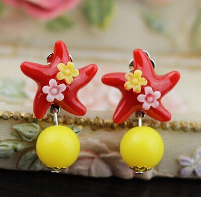 Koreaanse versie van de vrouwelijke kinderen sieraden zonder doorboord oor clip oorbellen baby prinses kristallen sieraden