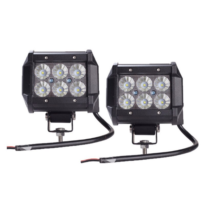 12v 18w bil led lys bar arbejdslys lampe cree chip led 4 " motorcykel traktor båd off road 4 x 4 4wd lastbil suv atv