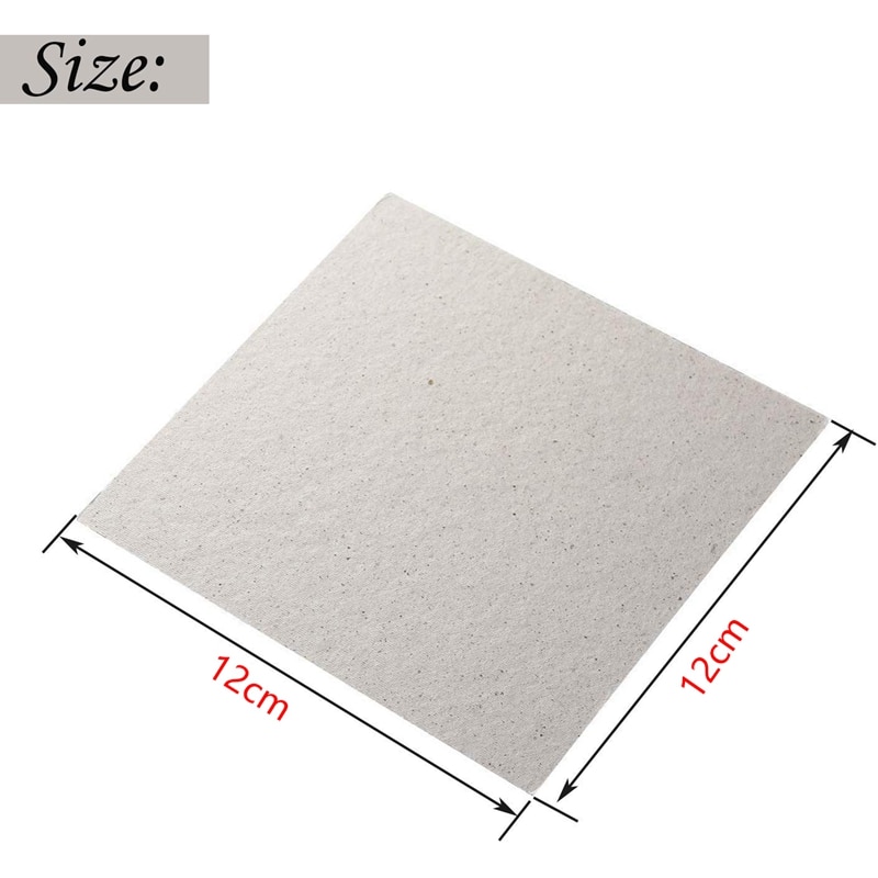 50x Universal- Miniwave Ofen Glimmer Flocken 12x12cm Welle Ofen