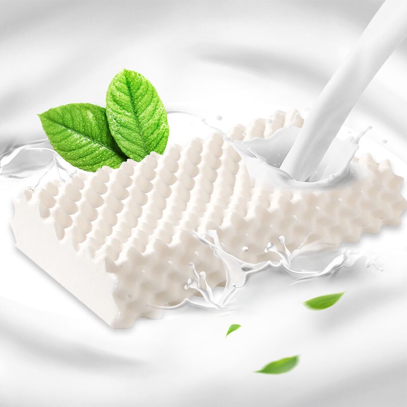 Orthopedi poduszka lateksowa masaż czysty naturalny tajlandia szyi poduszki robić spania chroń kręgi opieka zdrowotna poduszka ortopedyczna Audlt