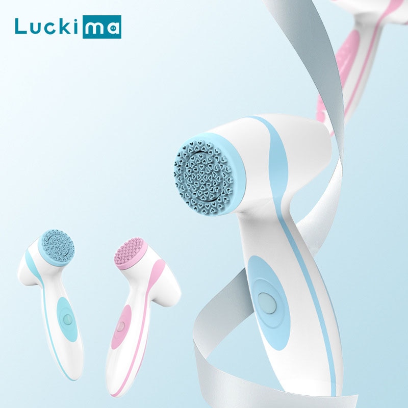 Electric Facial Cleansing Brush Ultrasonic Face Deep Cleanser Skin Pore Cleaner Face Massage Scrubber Lifting Visage