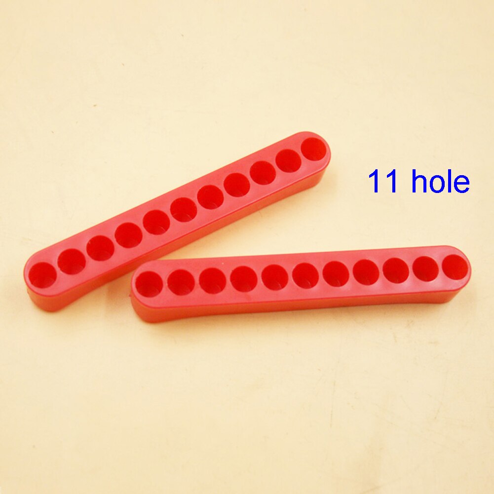 Durable Block Storage Security Box Screwdriver Bit Holder Organizer Red 11 Hole Portable Case Extension Hex Handle Long Neat