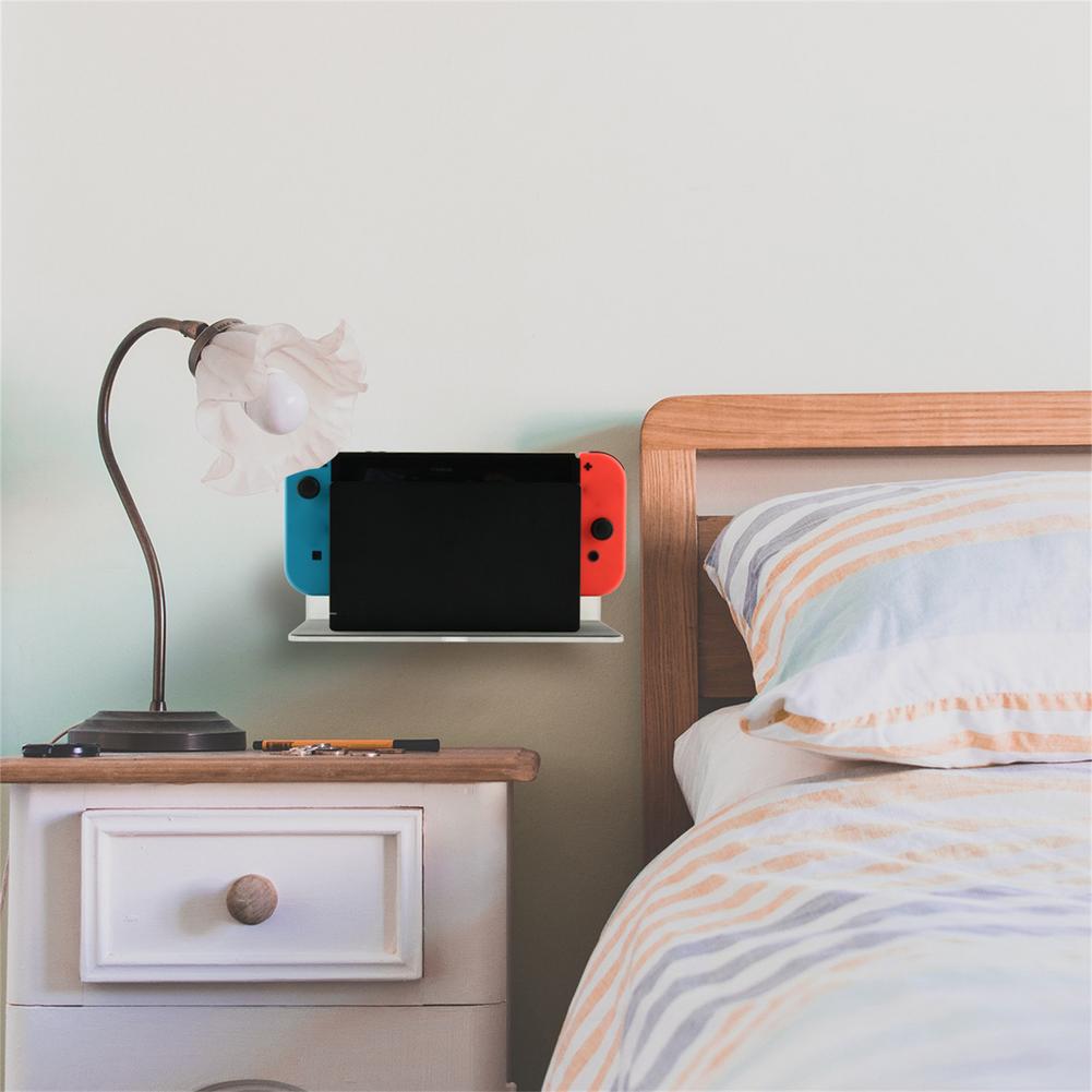 Support mural à dents bleues pour haut-parleur 9x4 pouces, en acrylique, pour téléphone portable, petit objet