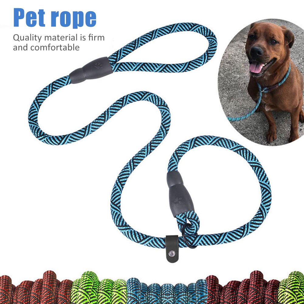 1.2m Durable Dog Leash Golden Retriever Medium Large Dog Collar Leashes Reflective Lead Rope For Labrador Husky Rottweiler