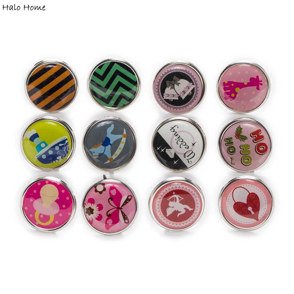 Tachuelas redondas de Metal para álbum de recortes, adornos hechos a mano, fabricación de tarjetas, remaches decorativos, 9-25mm, 10 Uds.: 25mm