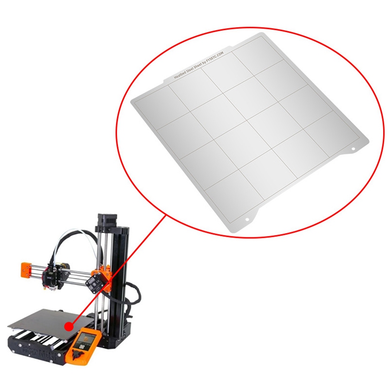 Prusa Mini Bed Platform Lente Stalen Plaat 196.3X145.5X190mm 3D Printer Accessoires