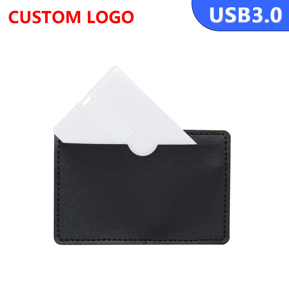 Cartão de crédito USB 3.0 Pendrives 32GB 64GB Memory Stick Cartão de banco de plástico USB Flash Drive 8GB Presentes de casamento (mais de 10pcs logotipo grátis): green / 8 GB