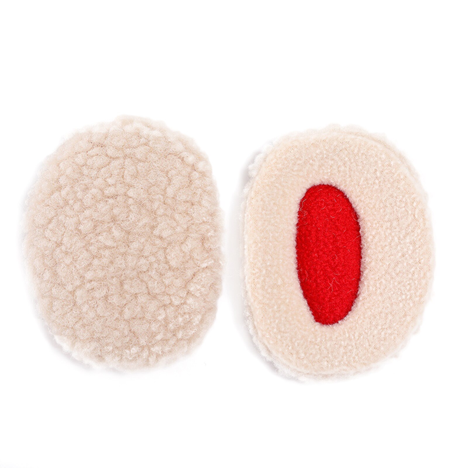 Hiver sans bande chauffe-oreilles cache-oreilles pliable couverture d'oreille pour adultes hommes femmes oreille protecteur cache-oreilles cache-oreilles couverture h-best: beige