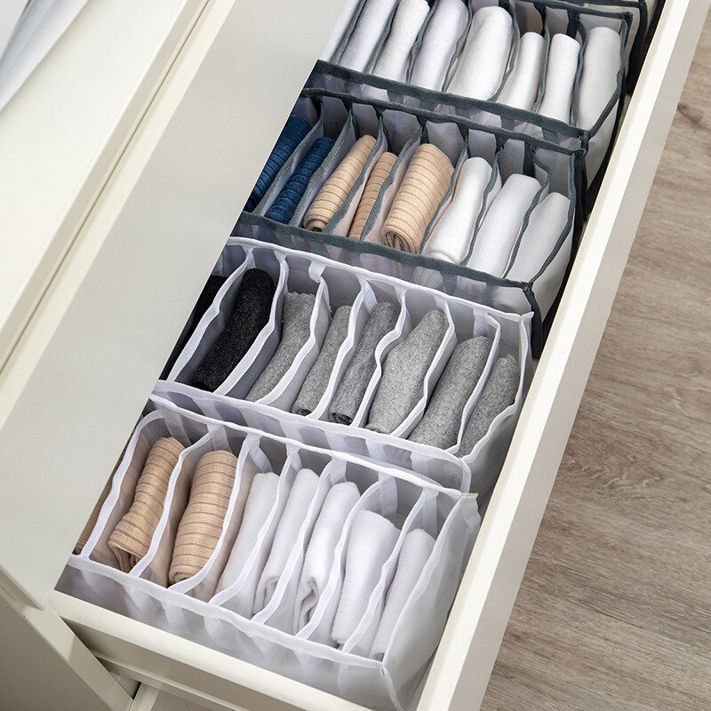 Undertøy bh sokker truse oppbevaringsbokser hjemme sovesal kontor skap arrangører garderobe skap skuff organisering boks skillevegg
