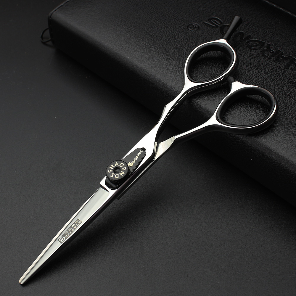 Sharonds 5.5/6 Inch Japanse Professionele Kapsalon Speciale Haar Schaar Plat Knippen Schaar + Verdund Schaar Set