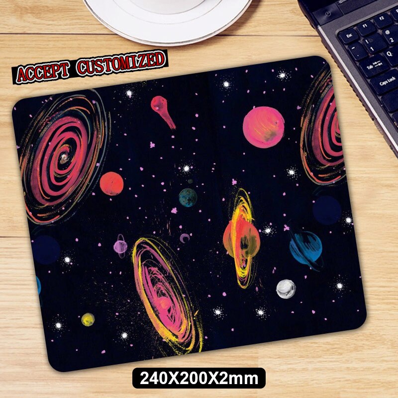 Universo Spazio Pianeta Del topo pad pad per taccuino topo Del computer Mousepad topo Da Gioco Tappetini per il topo Gamer Nuovo