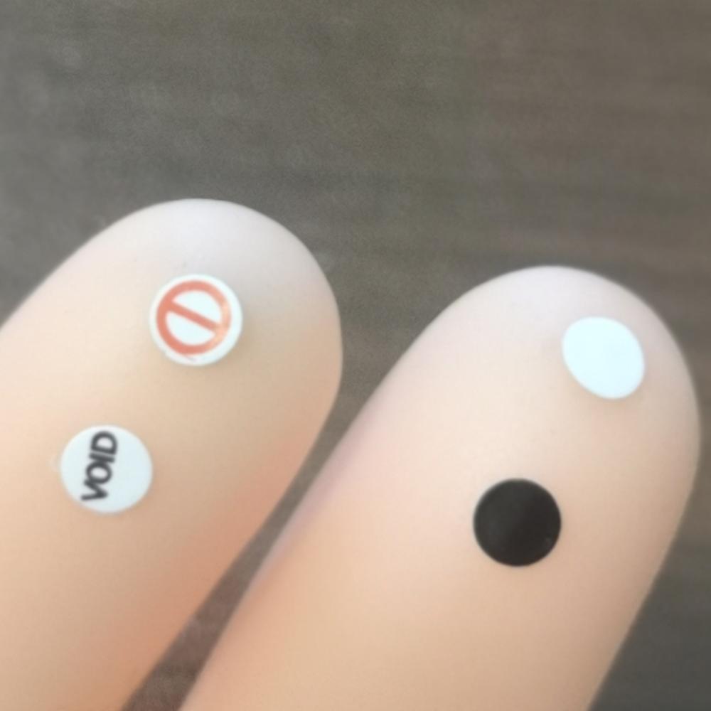 900pcs 3mm Small Screw Hole Sticker Brittle Paper Security Label Removal Proof Tamper Evident Warranty Void If Seal Broken