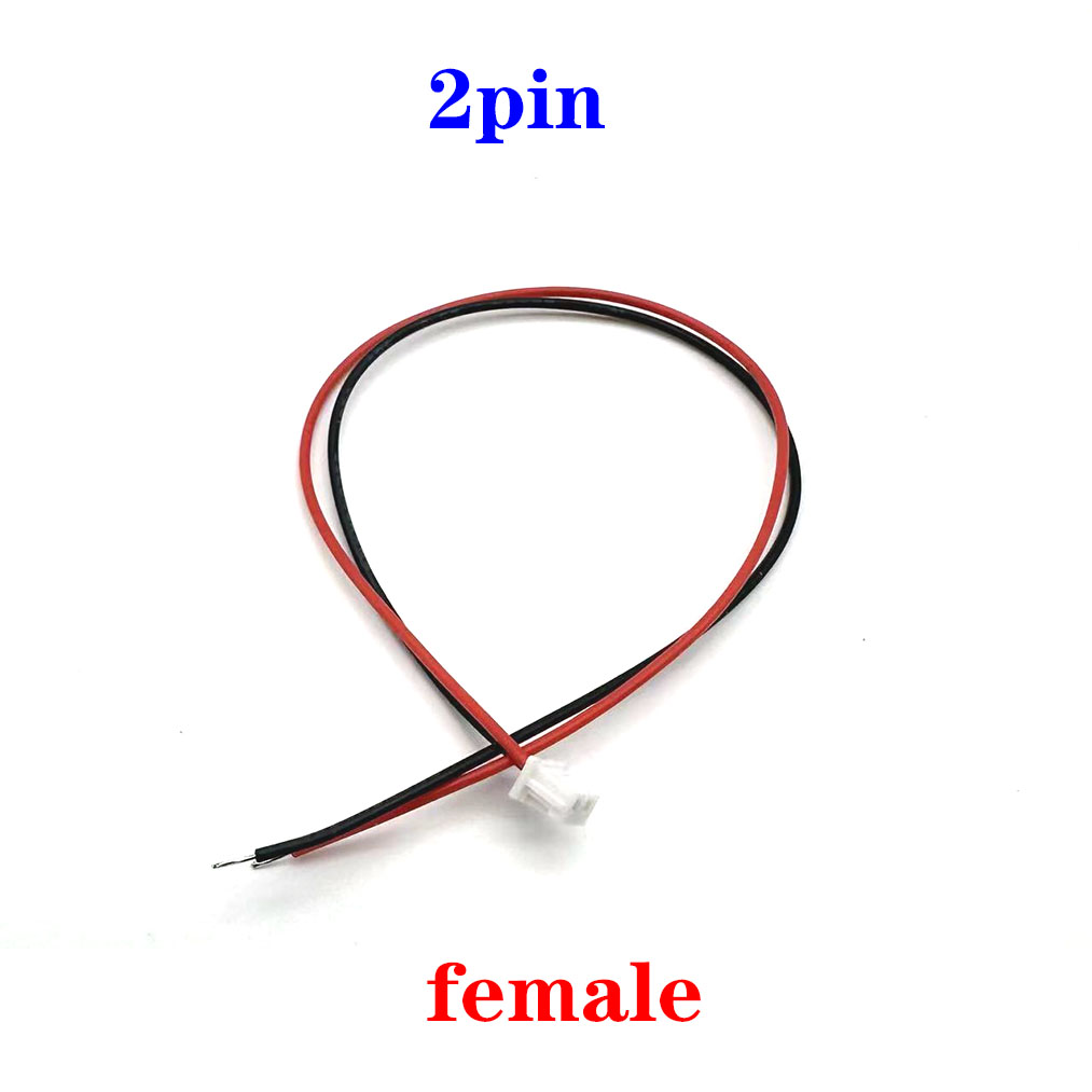 1-5PCS JST1.25 2Pin wire connector plug socket JST PH1.25mm 2P male female socket battery charging cable terminal