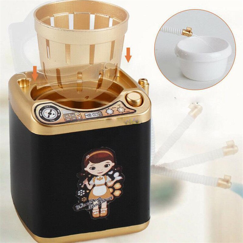 Exquisite Makeup Brush Cleaner Device Automatic Cleaning Washing Machine Mini Toy Children's washing machine toys product