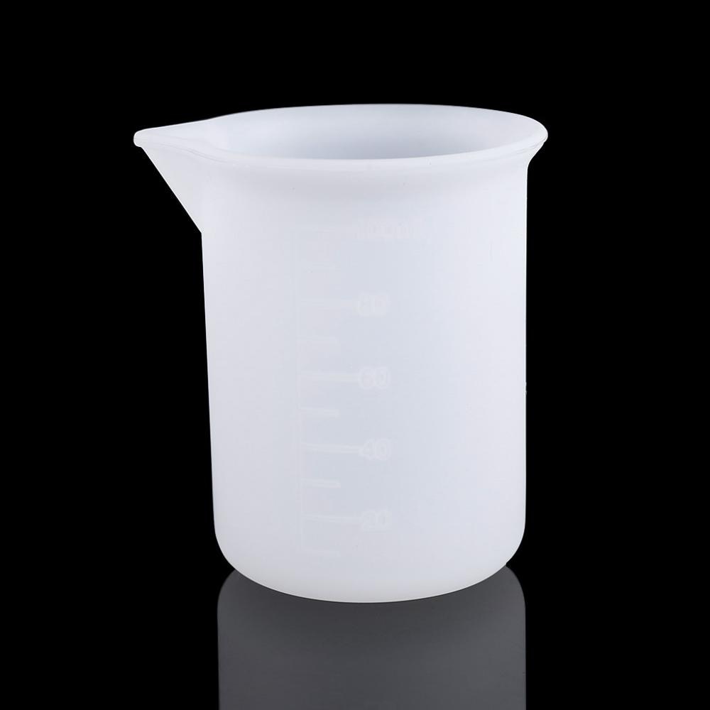 Reusable DIY 6pcs Silicone Nonstick Measuring Mixing Cups for Resin Glue Tools Cup Making Handmade Craft